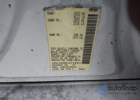 2013 Nissan Altima 2.5 S from USA, damaged, VIN 1N4AL3AP6DN425441